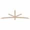 Ekena Millwork Alberta Smooth Timber Gable Bracket, Douglas Fir, 96"W x 28"H x 3 1/2"D x 3 1/2"F, 7/12 Pitch GBW096X28X0404ALB00SDF - alternate 1